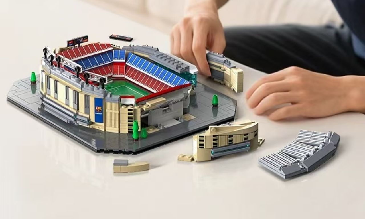 Klemmbaustein Stadion von Penny Bricks