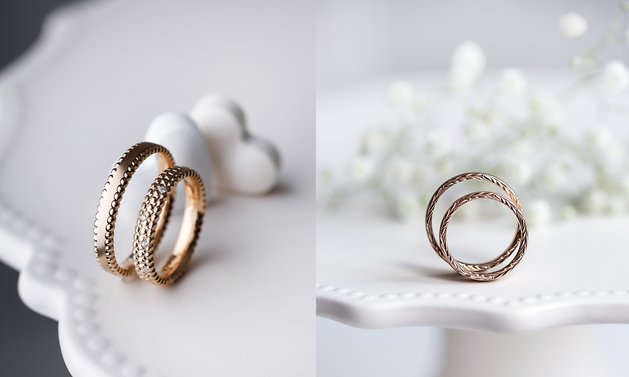 Trauringschmiede Bielefeld - goldene Eheringe