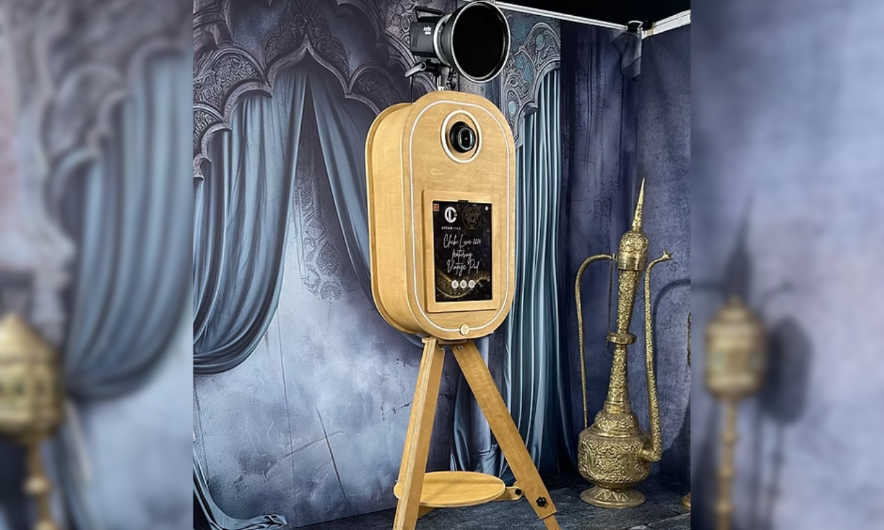Vintage Fotobox vom Orbit Eventservice
