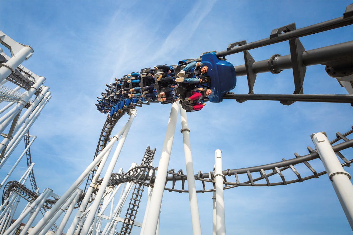 Moviepark - Achterbahn fahren