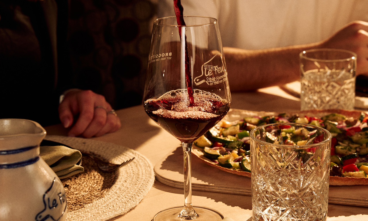 Wein und Flammkuchen im Le Feu Bielefeld