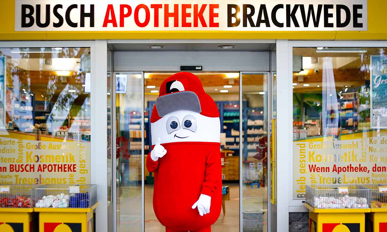 Maskottchen der Busch-Apotheken